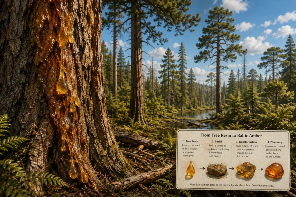 ancient forest and resin