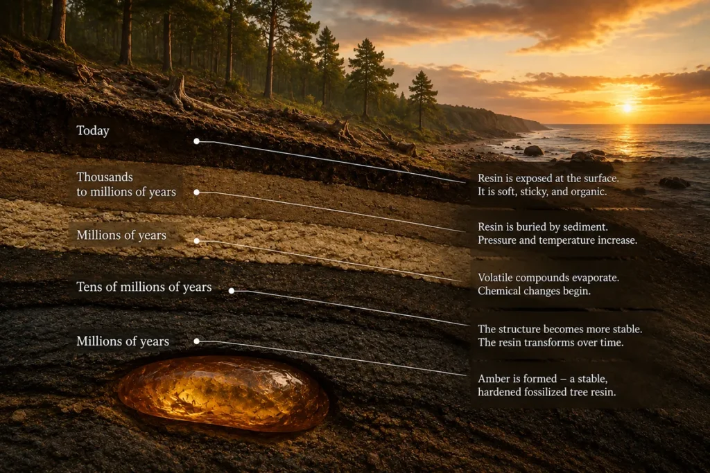 chemical changes geological time