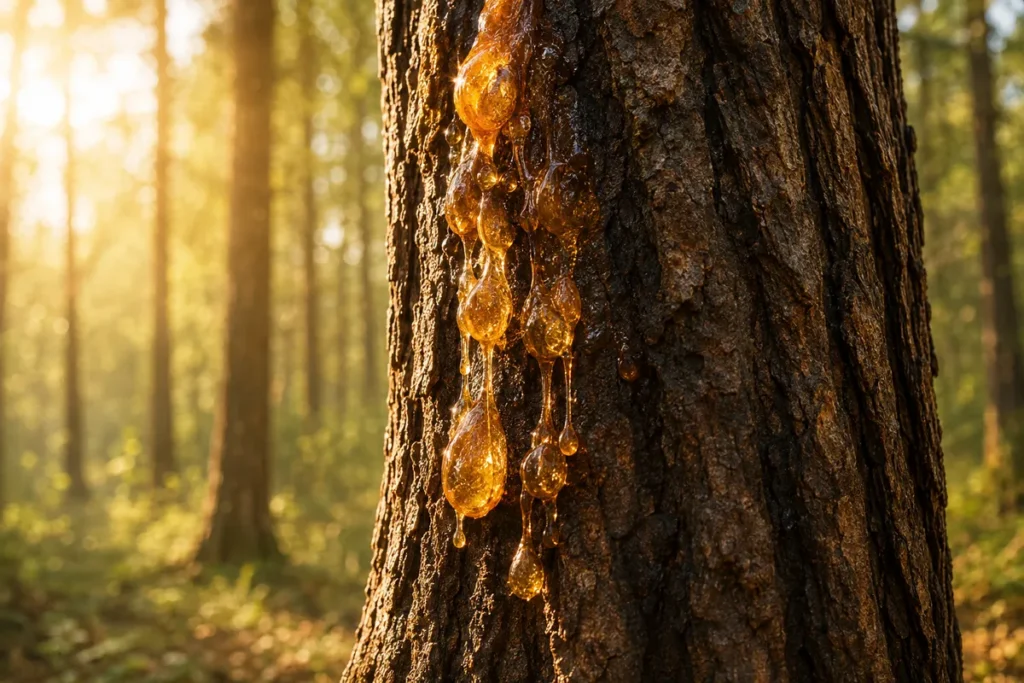 how is amber formed