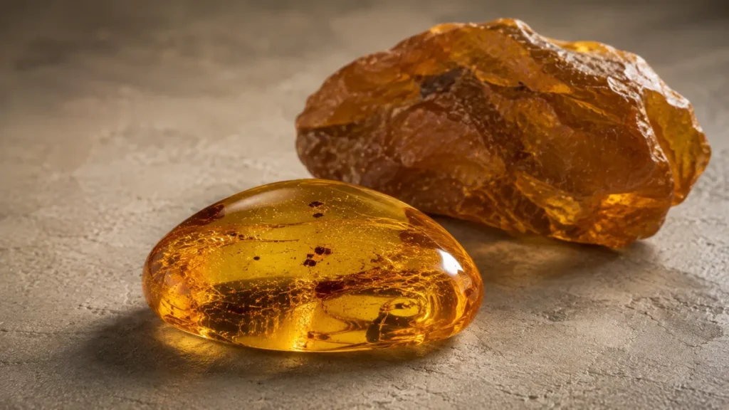 a fine amber specimen