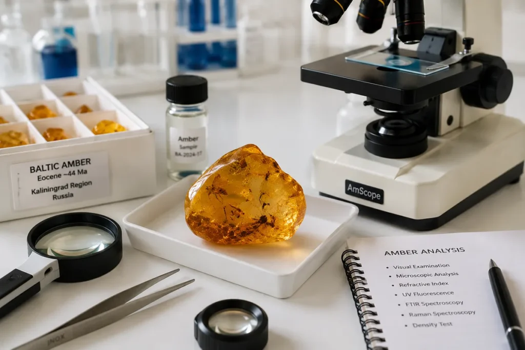 Is Amber a Real Stone or Resin? What Amber Really Is amber under scientific examination
