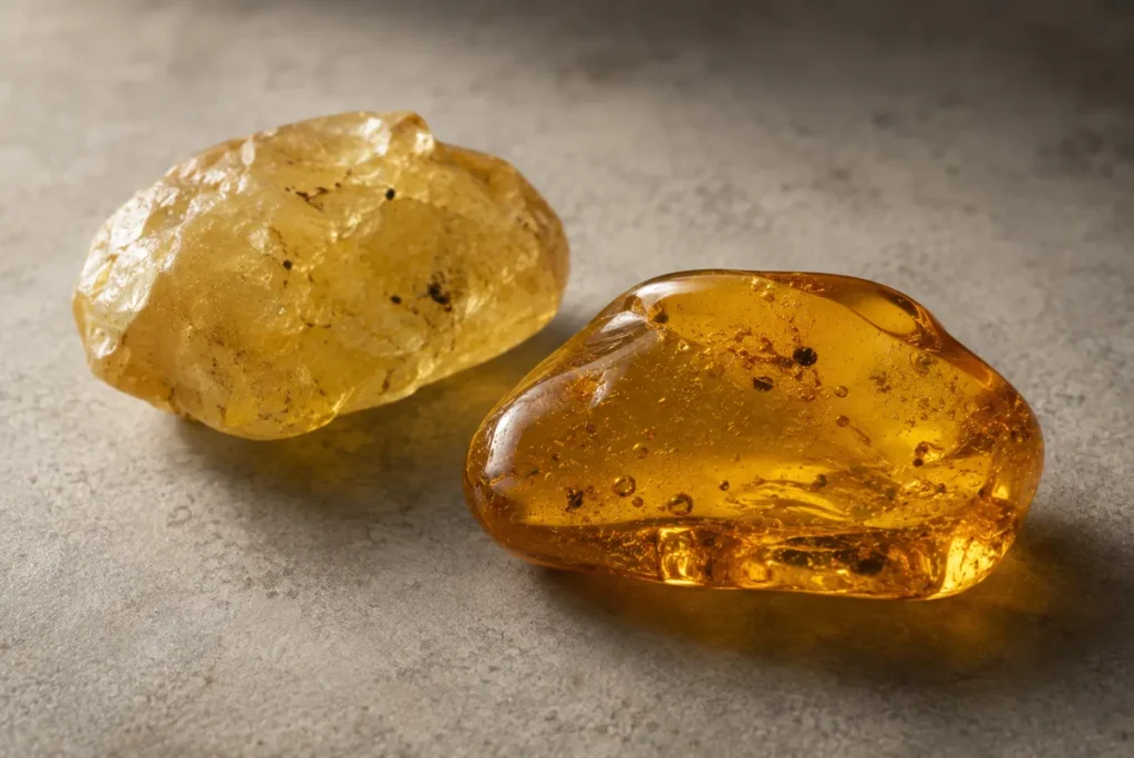 amber vs copal