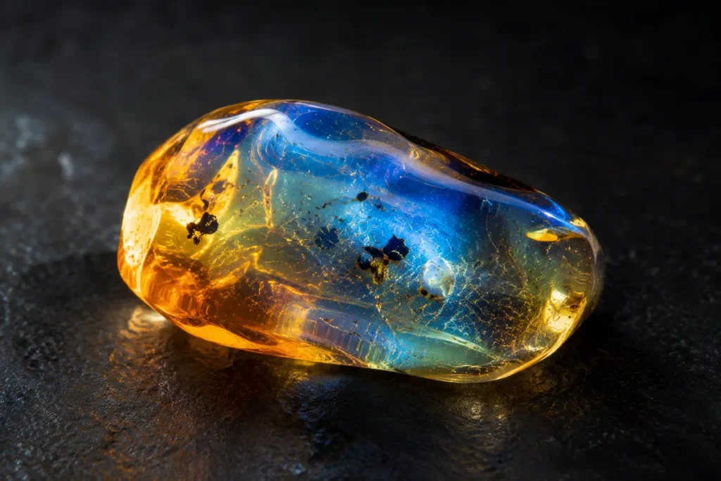 blue amber
