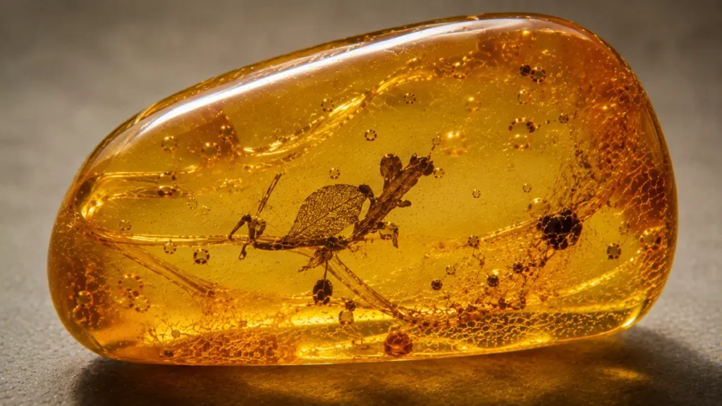 What Can Be Found Inside Amber? Insects, Plants and Other Inclusions plant fragments