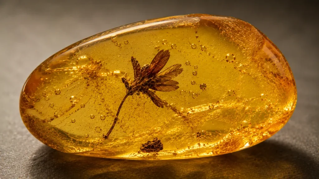 What Can Be Found Inside Amber? Insects, Plants and Other Inclusions plants leaves and flowers preserved in amber