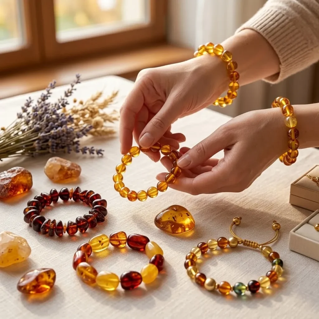 amber bracelets