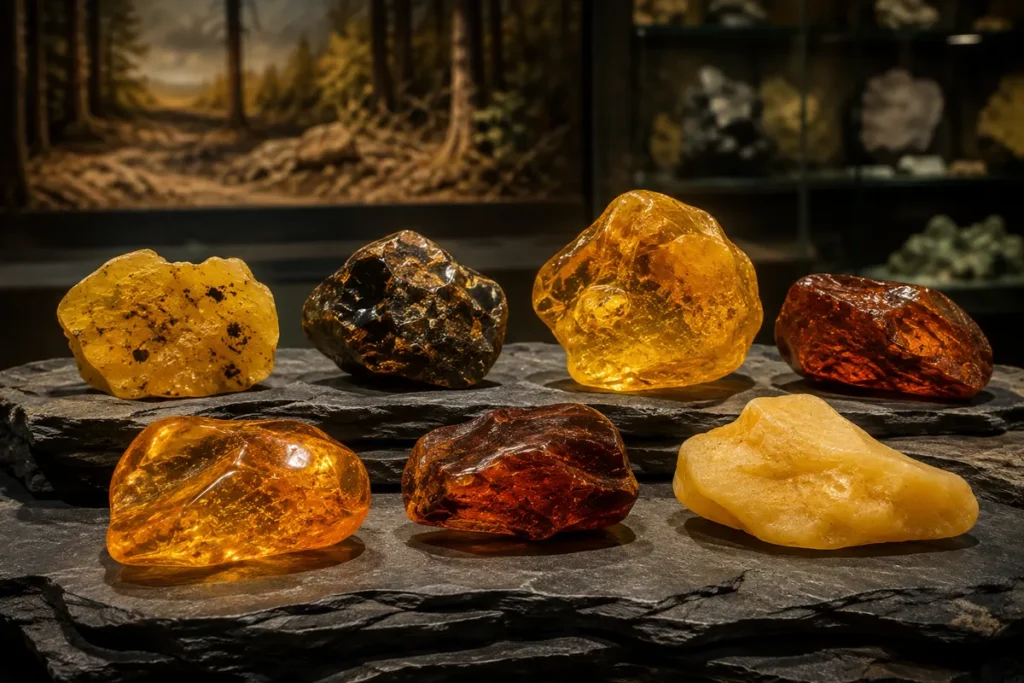 amber through geological time