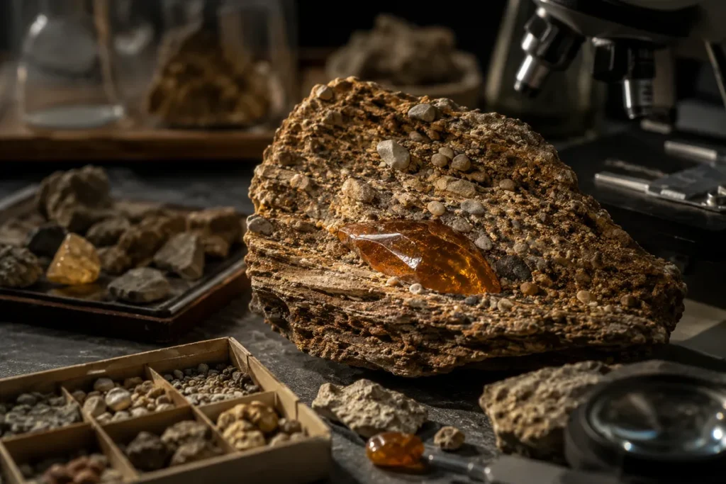 dating amber through its geological context
