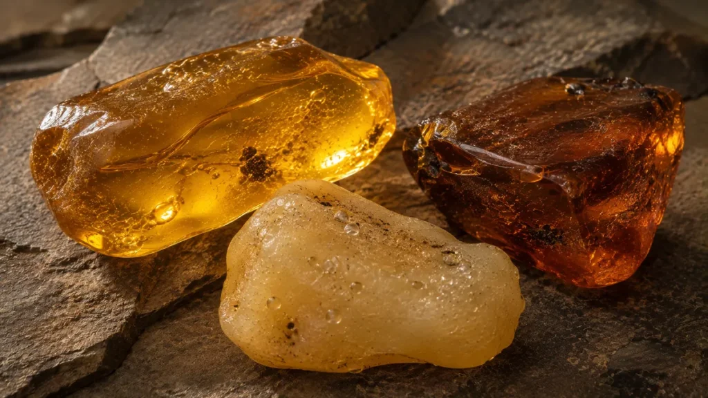 How to Choose Amber: A Beginner's Buying Guide examining amber color transparency and internal structure