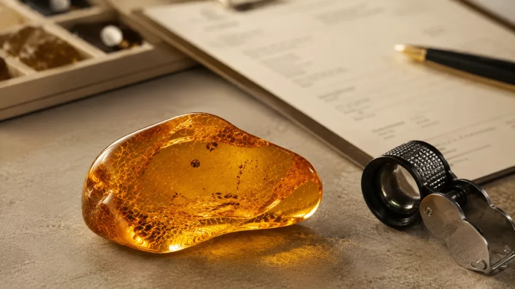 baltic amber origin documentation