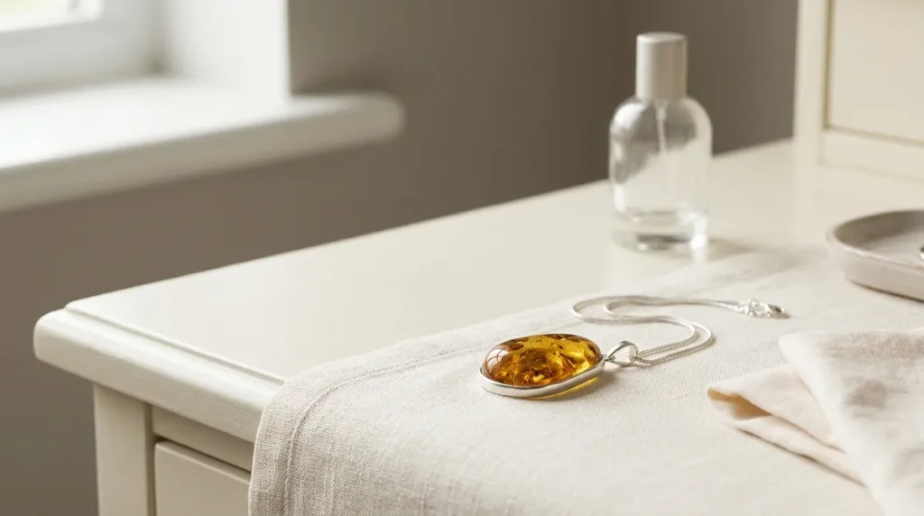 protecting amber from chemicals