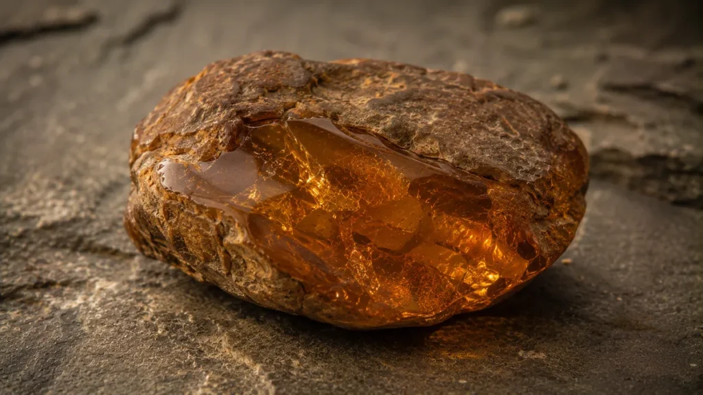 raw vs polished baltic amber